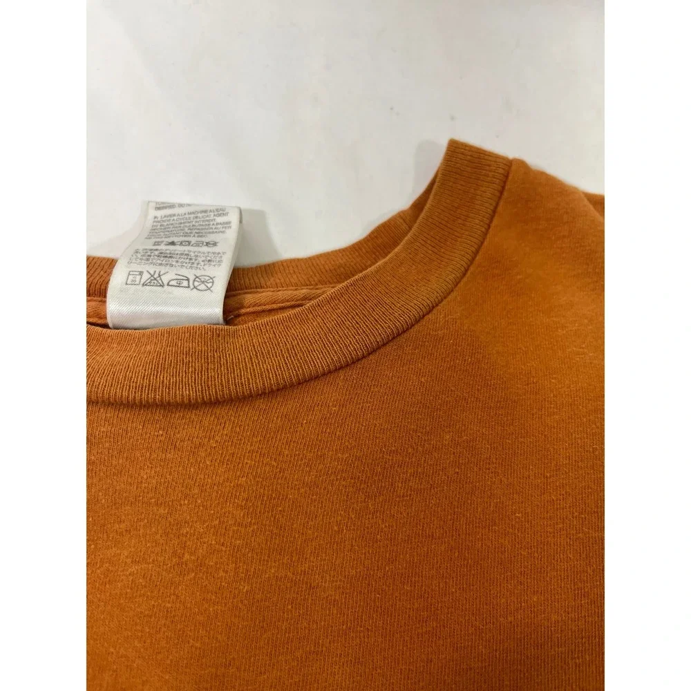 The North Face T‎ Shirt Mens Never Stop Exploring Short Sleeve Workwear Orange M
